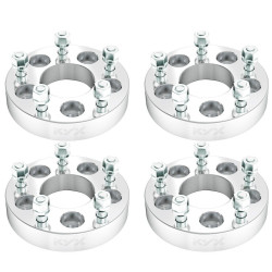 KYX® 5x4.5" to 5x5" Wheel Adapters 1.25" 71.5mm 1/2"x20 4Pcs