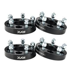 KYX® 5x4" to 5x4.5" Wheel Adapters 1" 64.1mm M12x1.5 4Pcs