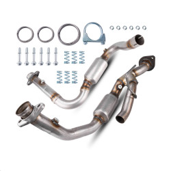 KAX® 2008 2010 Jeep Commander/2007-2009 Grand Cherokee 3.7L Catalytic Converter 2Pcs (EPA Compliant)
