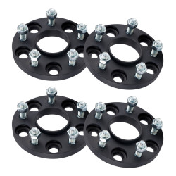 KYX® 5x4.5" Wheel Spacers Hub Centric 15mm 64.1mm M12x1.5 4Pcs