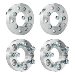 KYX® 5x114.3mm to 5x100mm Wheel Adapters 1" 73.1mm M12x1.5 4Pcs