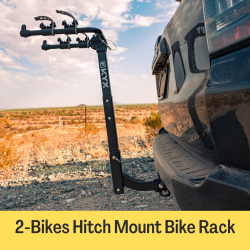 KYX® 2 Bikes Fits 2" Receivers Hitch Mount Bike Racks Black