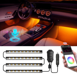 SEALIGHT® Voice Control Interior RGB LED Car Lights