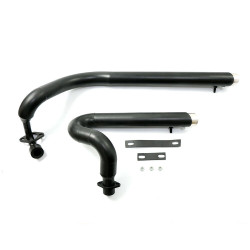 KAX® Yamaha V star 650 XVS650 Dragstar 650 XVS400 Exhaust Muffler Pipe Black