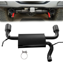 KAX® Axle-back Dual Outlet Performance Exhaust System for 2007-2018 Wrangler JK 2/4DR