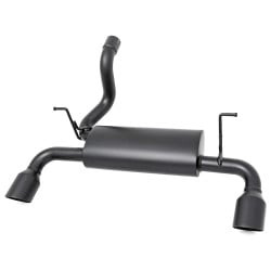 KAX® Axle-back Performance Dual Outlet Exhaust System Black for 2018-2023 4WD Wrangler Jeep JL