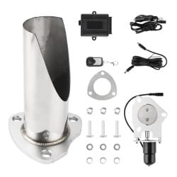 2 Inch Electric Exhaust Cutout Be-Cut Pipe Kit with Remote Control for Single Exhaust | KAX®