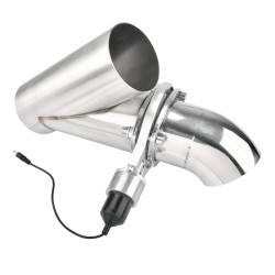 4 Inch Electric Exhaust Cutout Kit with Remote Control for Single Exhaust | KAX®