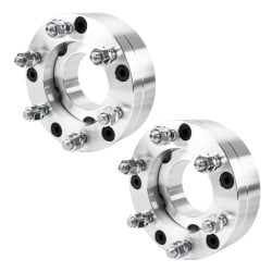 KAX® 2" 5x4.75" to 6x5.5" 74mm M12x1.5 Wheel Adapters 2Pcs