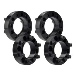KYX® 6x5.5" Wheel Spacers Hub Centric 1.5" 106mm M12x1.5 4Pcs