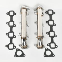 2.0" Exhaust Manifold Header For 2001-2016 Chevy GMC 2WD Duramax Diesel 6.6L V8 Suncent®