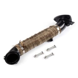 3.0" Downpipe Testpipe Exhaust For Chevy 2015.5-2016 GMC 6.6L V8 Duramax Diesel LML Black | Suncent®