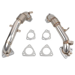 3.5" Exhaust Up-pipe And Downpipe For 2017-2024 Chevrolet Duramax L5P GMC 6.6L Diesel Suncent®