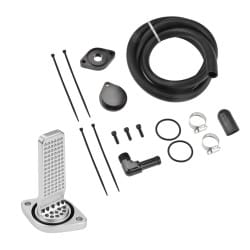 6.7L Powerstroke CCV Reroute Kit W/Catch Can for 2011-2023 Ford F250 F350 F450 F550 | Suncent®