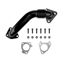 Exhaust Up-Pipe For 2001-2016 6.6L Chevrolet GMC Duramax LB7 LLY LBZ LMM LML Passenger Sider High-Temp Paint