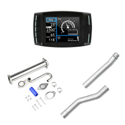 2003-2007 6.0L Powerstroke Delete Kit 3.5 Inch Straight Pipe DPF/EGR with Up Pipe/DEF Delete All-in-One