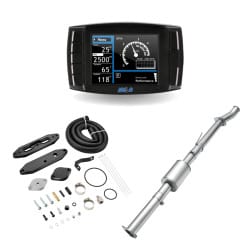2011-2014 6.7L Powerstroke Delete Kit Upgraded EGR(Black)/DEF/4" Race Pipe W/Muffler All-in-One