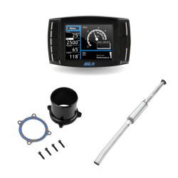 2013-2018 6.7L Cummins Delete Kit 4" Race Pipe W/Muffler/DEF/EGR Throttle Valve Delete for Ram 2500 3500