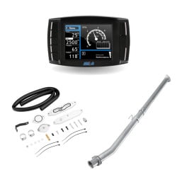 2017-2019 6.7L Powerstroke Delete Kit 4" Straight Pipe/Diesel Tuner V2/EGR(Silver) All-in-One