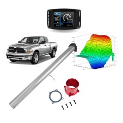 2010-2012 Dodge/Ram 2500/3500 6.7L Cummins Delete Kit DPF/DEF/EGR Throttle Valve Delete All-in-one 4 Inch Straight Pipe