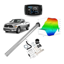 2010-2012 Dodge/Ram 2500/3500 6.7L Cummins Delete Kit DPF/EGR/DEF Delete All-in-one 4 Inch Straight Pipe