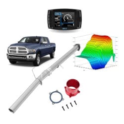 2013-2018 Dodge/Ram 2500/3500 6.7L Cummins Delete Kit DPF/DEF/EGR Throttle Valve Delete All-in-one 4 Inch Straight Pipe