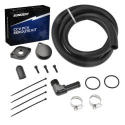 6.7L Powerstroke CCV PCV Reroute/Delete Engine Ventilation Kit for 2011-2023 Ford｜Suncent®