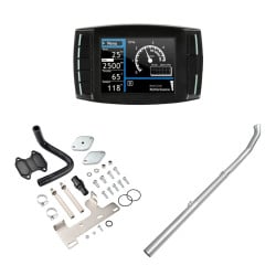 2010-2012 6.7L Cummins Delete Kit 4" Straight Pipe DPF/DEF/EGR Delete All-in-One for Dodge/Ram 2500 3500