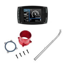 2010-2012 6.7L Cummins Delete Kit 4" Straight Pipe DPF/DEF/EGR Throttle Valve Delete All-in-One for Dodge/Ram 2500 3500