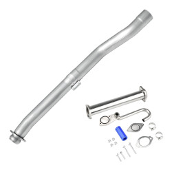 2003-2007 6.0L Powerstroke 3.5" Straight Pipe DPF Delete and EGR Delete Kit with Up Pipe for Ford F250/ F350