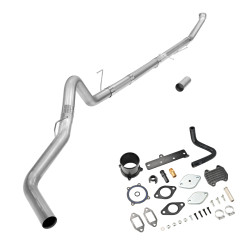 2013-2018 6.7L Cummins 4" Dp-Back Exhaust DPF Delete and Black EGR Delete Kit for Ram 2500 3500