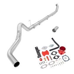 2013-2018 6.7L Cummins 5" Turbo-Back Exhaust DPF Delete and Red EGR Delete Kit for Ram 2500 3500