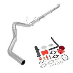 2019-2021 6.7L Cummins 4" Dp-Back Exhaust DPF Delete and Red EGR Delete Kit for Ram 2500 3500