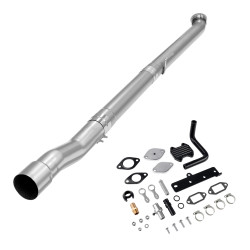 2019-2021 6.7L Cummins 4" Race Pipe DPF Delete and Black EGR Delete Kit for Ram 2500 3500
