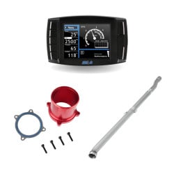 2019-2021 6.7L Cummins Delete Kit 4" Straight Pipe/Diesel Tuner V2/Red EGR Throttle Valve Delete All-in-One for Ram 2500 3500