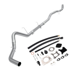 2017-2019 L5P Duramax 4" Dp-Back Exhaust DPF Delete and EGR Delete Kit for Chevy Silverado/GMC Sierra 2500/3500HD