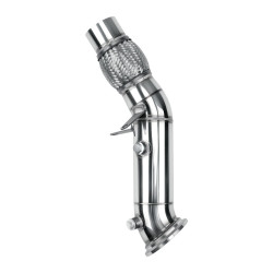 3.5" Catless Exhaust Downpipe For 2016-2020 BMW 120i 125i 220i 230i 320i 330e 330i 420i 430i xDrive B48 2.0T L4