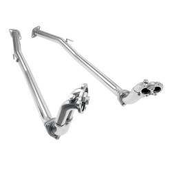 2.5" Catless Downpipe For Z32 1990-1996 Nissan 300ZX 3.0T VG30DETT V6