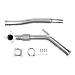3.0" PQ35 Catless Downpipe Exhaust for 2006-2011 Audi A3 Volkswagen Jetta/GTI 2.0T L4