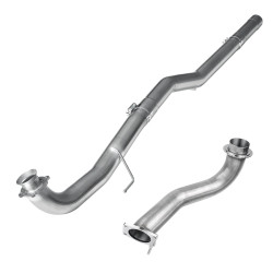 2017-2026 6.6L Duramax L5P 4" DPF Delete Race pipe and DOC Delete Downpipe for Chevy Silverado/GMC Sierra 2500/3500HD