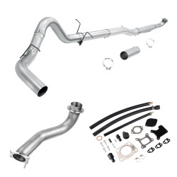 2020-2026 6.6L GM Duramx L5P 5" Downpipe-back Exhaust & EGR Delete Kit & Downpipe