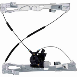 KAX® 2011-2014 Ford F-150 Super Crew Cab Front Right Passenger Side Power Window Regulator with Motor