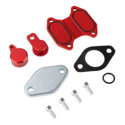 2013-2023 6.7L L6 Cummins Diesel EGR Delete Kit (Red) for Dodge Ram 3500 4500 5500 Cab & Chassis Suncent®