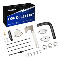 2014-2018 3.0L EcoDiesel EGR Valve & Cooler Delete Kit for Dodge Ram 1500/Jeep Grand Cherokee Block Off Plate & Coolant Bypass