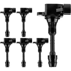 PHILTOP® Ignition Coil, UF349 Coil Pack Set of 6, Replacement for Frontier, Pathfinder, Xterra, Maxima, Murano, Quest, Altima, N