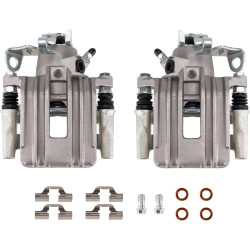 KAX®️ 19B2574+19B2575 Rear Disc Brake Caliper Assembly Replacement for Jetta 2000-2005 1.8L 1.9L 2.0L, TT Quattro 2000-2006