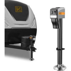 KYX Electric Trailer Jack to 7500LB, Power Tongue Jack, 9.84"-33.85" Electric Tongue Jack Waterproof for Travel Trailer