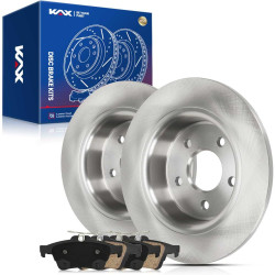 2013-2016 Ford Excapa Rear Ceramic Brake Pad & Rotor Kit