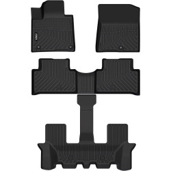 2021-2024 Kia Sorento (not fit Hybrid) 6/7 seat SUV All Weather Custom Truck Floor Mats Best TPE Vehicle Floor Liners Automotive