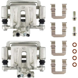 KAX®️ Rear Brake Caliper Assembly with Bracket for Equinox 2007-2017, Terrain 2016-2017, Equinox 2007-2017, Captiva Sport 20